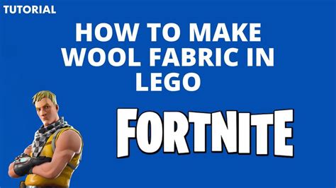 How To Make Wool Fabric In Lego Fortnite Youtube