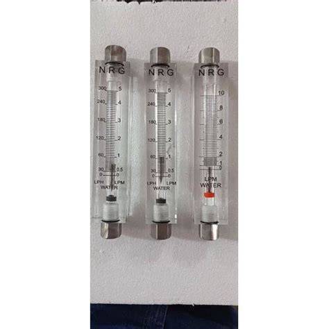 Acrylic Body Rotameter For Construction Application Industrial At