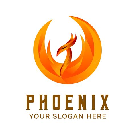 Premium Vector Phoenix Gradient Logo Design Vector Mascot Template