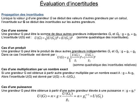 Mesures et incertitudes ppt télécharger