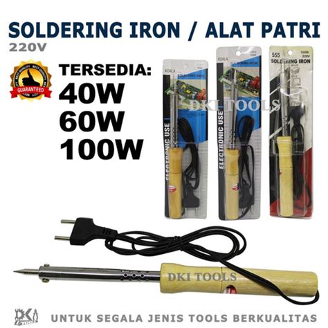 Jual Solder Listrik Elektrik Alat Patri W Watt Gagang