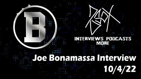 Joe Bonamassa Interview Youtube