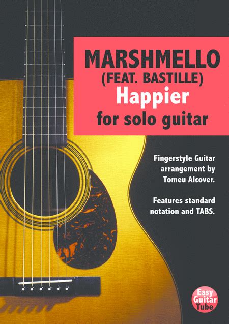 Happier Arr EasyGuitarTube By Marshmello Feat Bastille Sheet