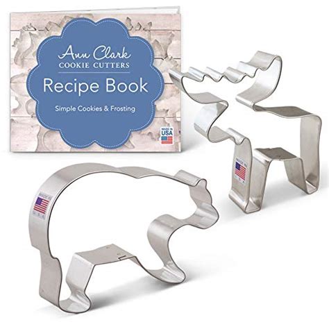 Ann Clark Cookie Cutters Recipe Book With Mountain Wildlife Cookie