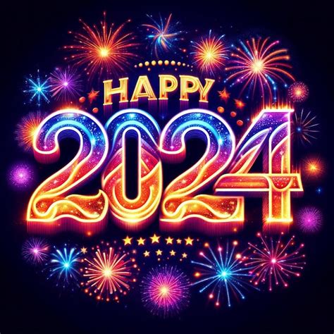 Premium Ai Image Celebration Happy New Year 2024