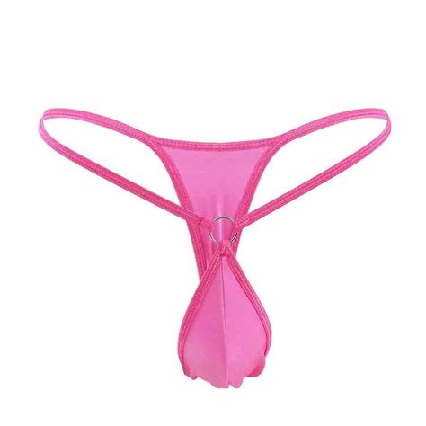 Iroinnid Mens G String Underpants Sexy Mini Personality Hoop Low Waist