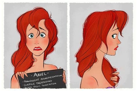 Ariels Mugshot Best Disney Princess Fan Art Popsugar Love And Sex