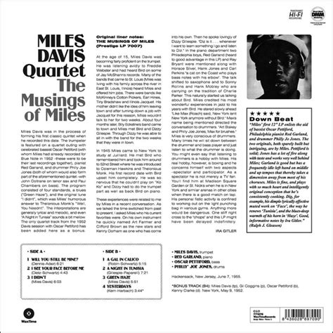 The Musings Of Miles Gram Jazz Messengers