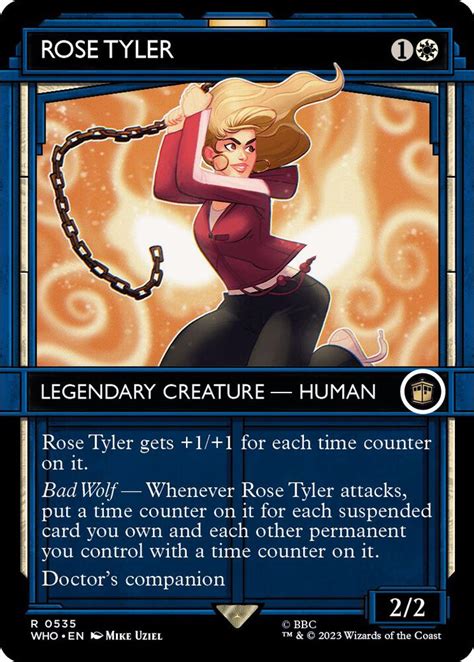 Rose Tyler Showcase Universes Beyond Doctor Who Magic The Gathering