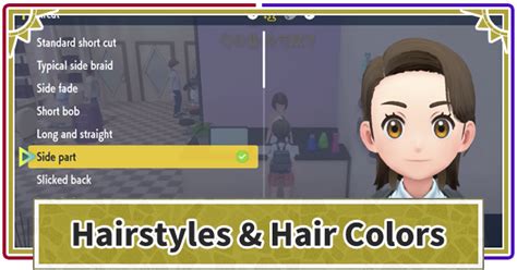 Pokemon Scarlet and Violet | Hairstyles & Looks Guide - Hair Salon ...