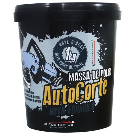 Kit 6 Massas De Polir Auto Corte 1Kg Autoamerica