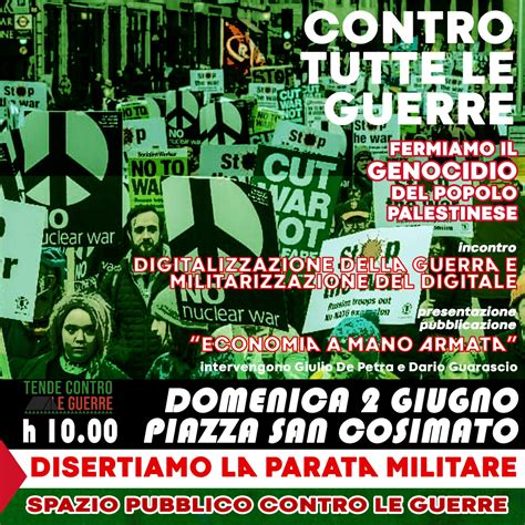 Roma Giugno Manifestazione Contro Tutte Le Guerre Assopace