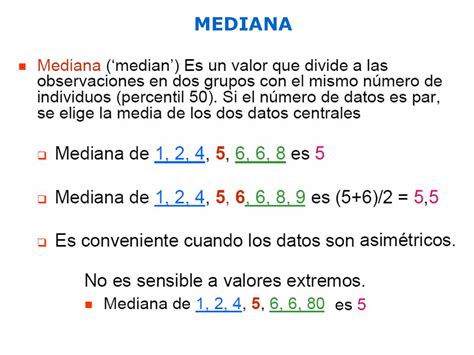 Como Se Calcula La Mediana En Matematicas Image To U