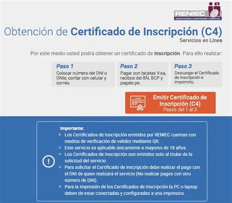 C Mo Tramitar C En Reniec Cu L Es El Tr Mite Para Emitir Certificado