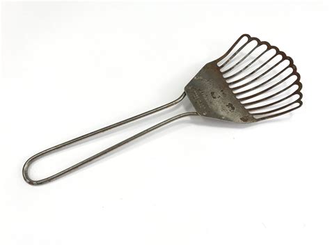 Vintage Slotted Spatula Chief Brand Metal Spatula That Etsy Vintage