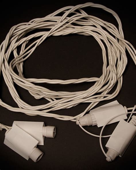 5m White extension cable 2 Wire