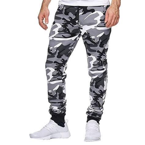 Outfmvch Joggers For Men Camouflage Shot Sports Jogging Fitness Pants