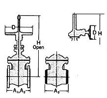 Class Cast Steel Bolted Bonnet Gate Valves