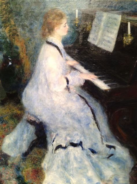 Woman At The Piano By Renoir Renoir Paintings Renoir Art