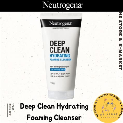 Neutrogena Deep Clean Hydrating Foaming Cleanser 150g Shopee Malaysia