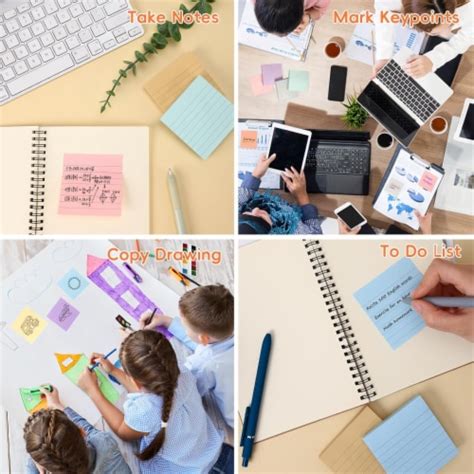 X Inches Super Adhesive Lined Sticky Notes Pads Pads Kroger