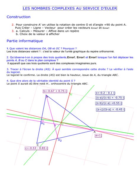 Modèle Mathématique