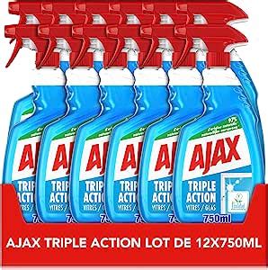 Ajax Spray Produit Nettoyant Vitres Ajax Triple Action Pour Des