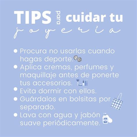 Tips para cuidar tu joyería Cuídate Hacer deporte Perfume