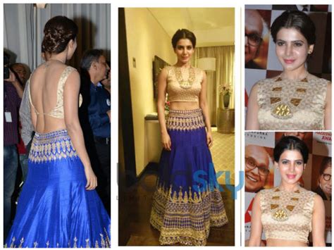 Samantha Ruth Prabhu In Anita Dongre Lehenga