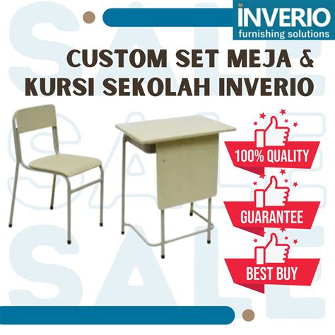 Custom Set Meja Kursi Sekolah Inverio Inverio Furniture