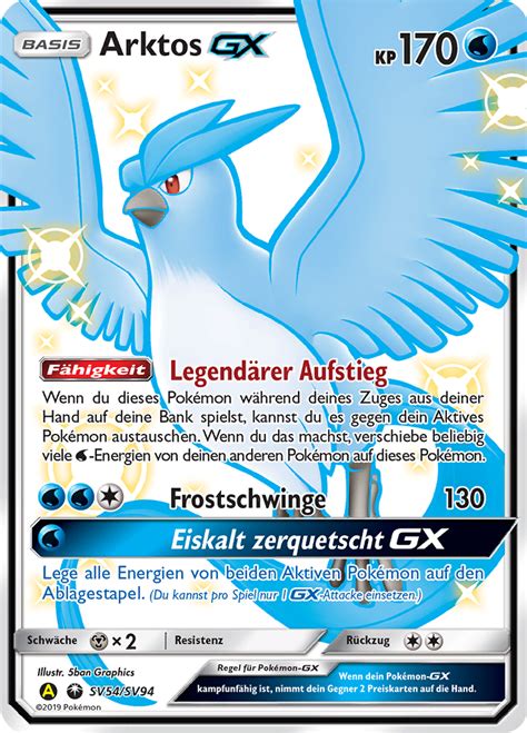 Arktos Gx Sv Sv Wert Bild K Nstler Seltenheit Pokemonkarte De