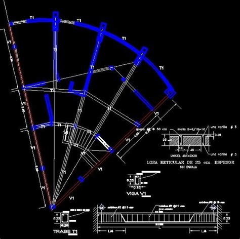 Foto Plano Estructural Losa De Entrepiso Palapa De