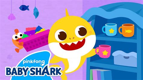 Put The Toys Away Clean Up Song For Children Baby Sharks Day At