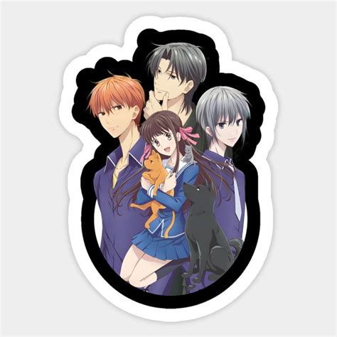 Kyo And Guys Squad By Sparkledoom In 2024 Fruits Basket Stickers Fruit Basket Anime