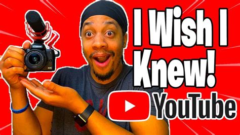 10 THINGS I WISH I KNEW BEFORE STARTING A YOUTUBE CHANNEL AS A NEW