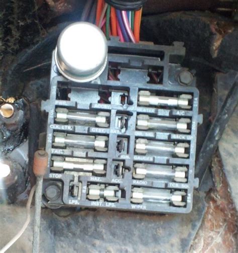 Fuse Box Diagram For A 1974 Corvette