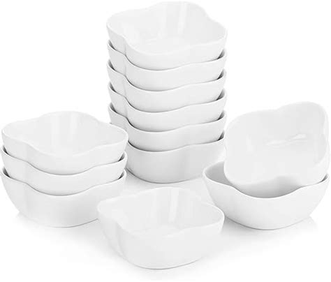 Amazon De Malacasa Serie Ramekin Dish Tlg Porzellan Wei Dessert