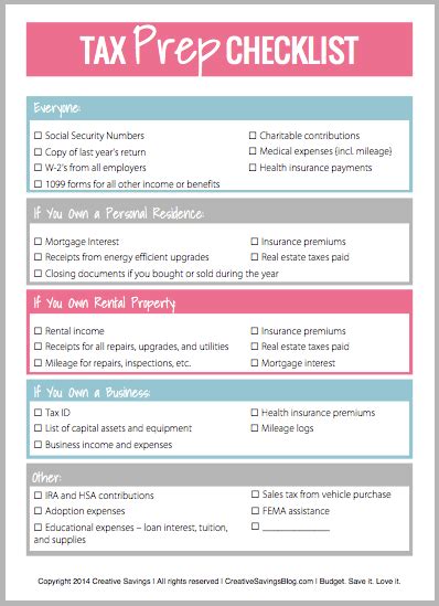 The Tax Preparation Checklist Your Accountant Wants You To Use Tax