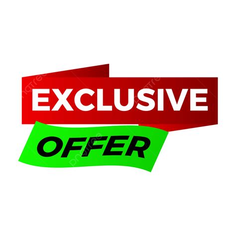 Vector De Elemento De Diseño De Oferta Exclusiva Png Oferta Exclusiva