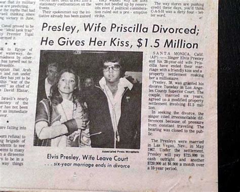 Elvis And Priscilla Divorce