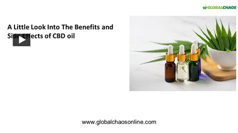 Ppt A Little Look Into The Benefits And Side Effects Of Cbd Oil Powerpoint Presentation Free