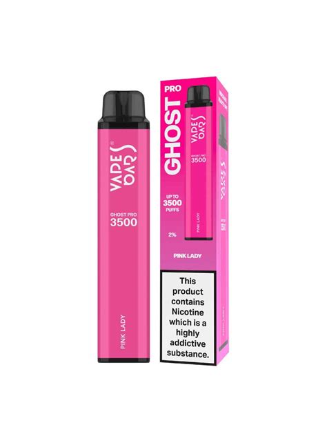 Pink Lady Vapes Bar Ghost Pro Puffs Disposable Device Vapehut Uk