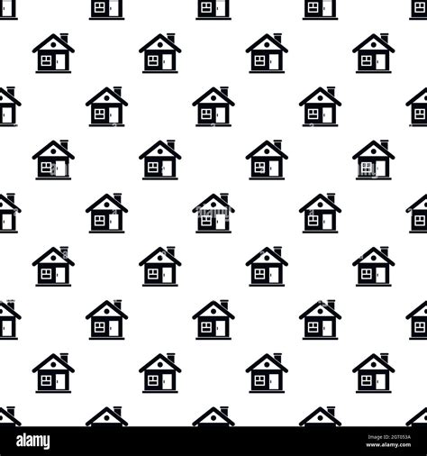 Small Cottage Pattern Simple Style Stock Vector Image And Art Alamy