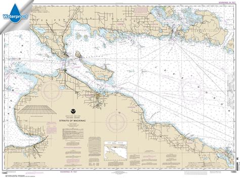 Straits of Mackinac - 14880 - Nautical Charts