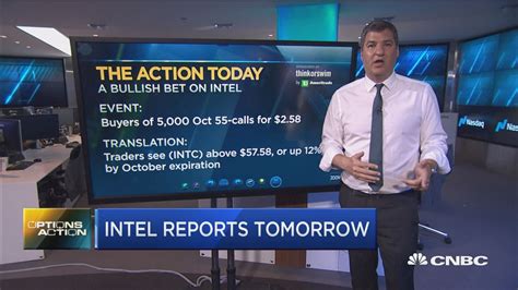 Intel reports earnings tomorrow, and options traders are bullish on the ...