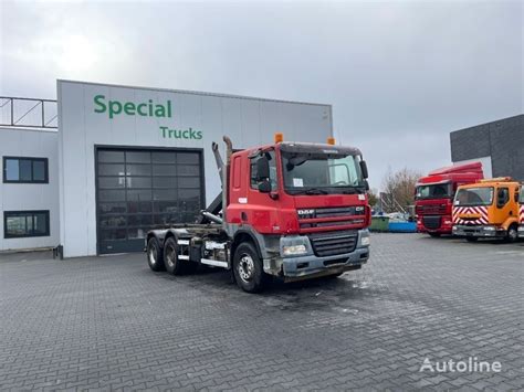 DAF CF 85 410 6x4 AJK 20T Hooksystem Hook Lift Truck For Sale