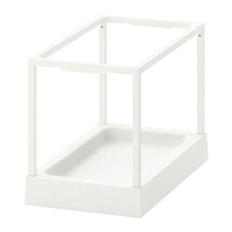 New Ikea Utrusta Hallbar Pull Out Frame Rack For Waste Trash Bin