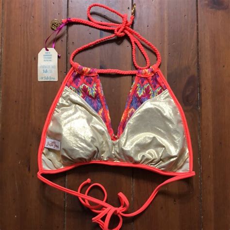Luli Fama Swim Nwt Luli Fama Chevron Bikini Top Poshmark