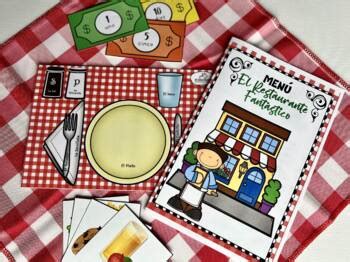 “El Restaurante Fantástico” (Spanish Role-Play Game with Flashcards)