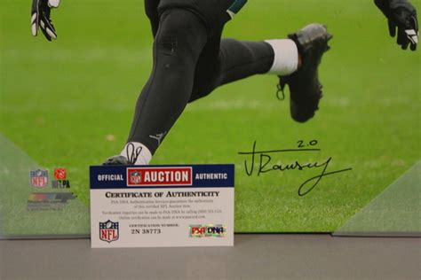 Nfl Auction Jaguars Jalen Ramsey Signed 16x20 Canvas Print